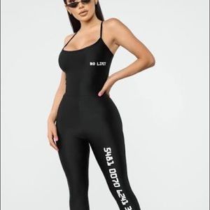 No Limit Platinum Jumpsuit - Black